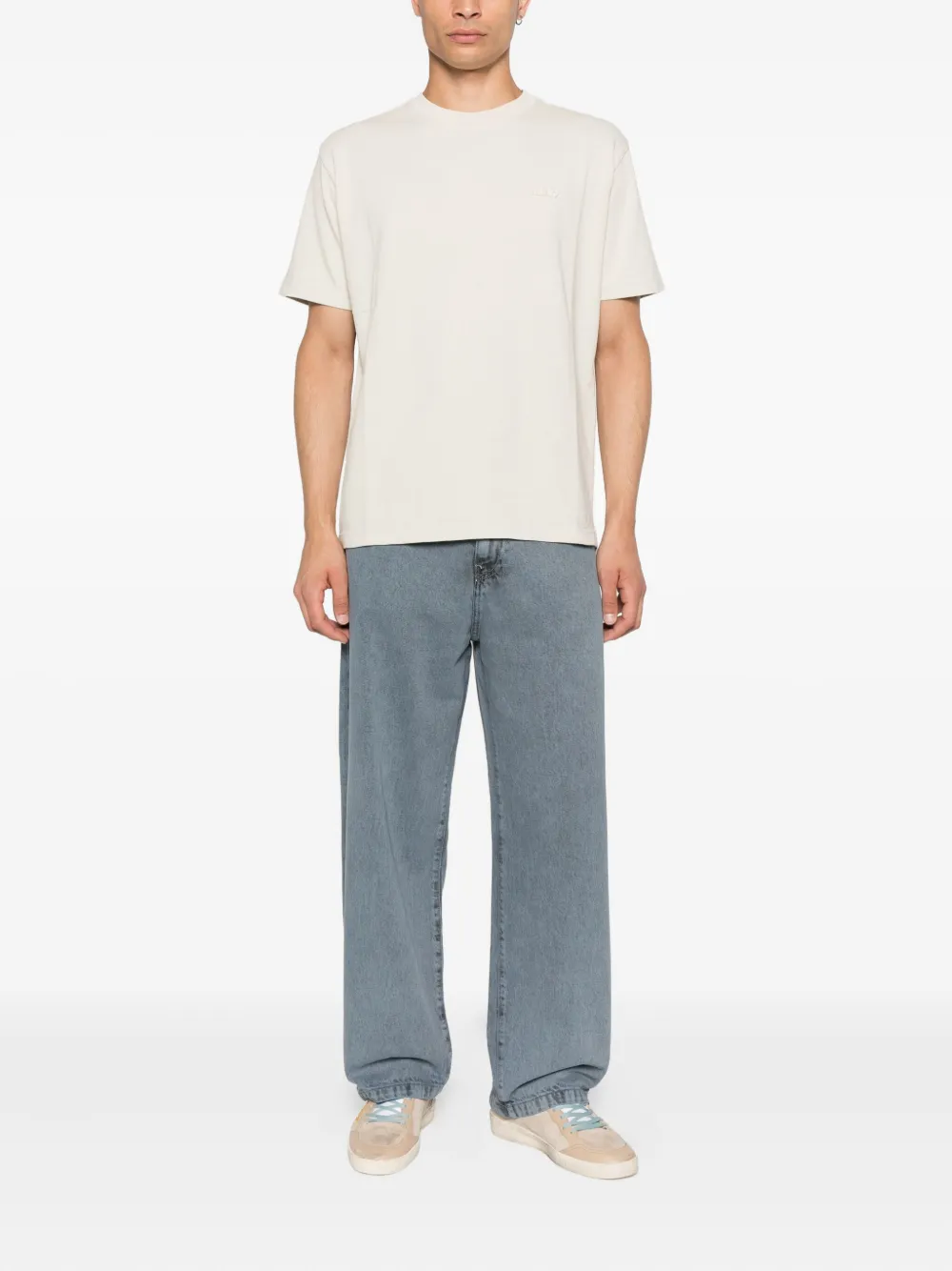 Autry T-shirt met logo Beige