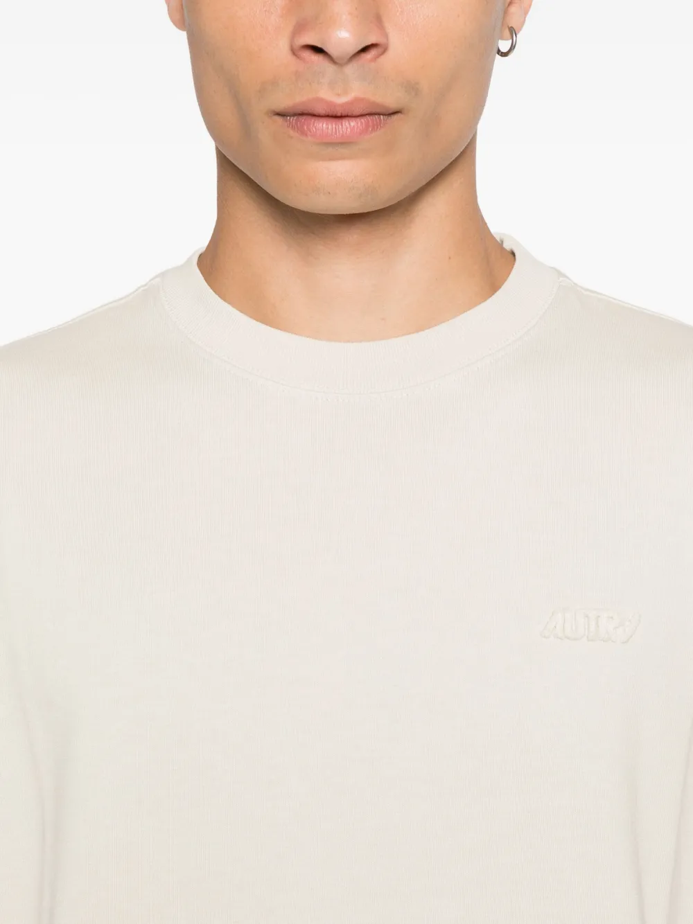 Autry T-shirt met logo Beige