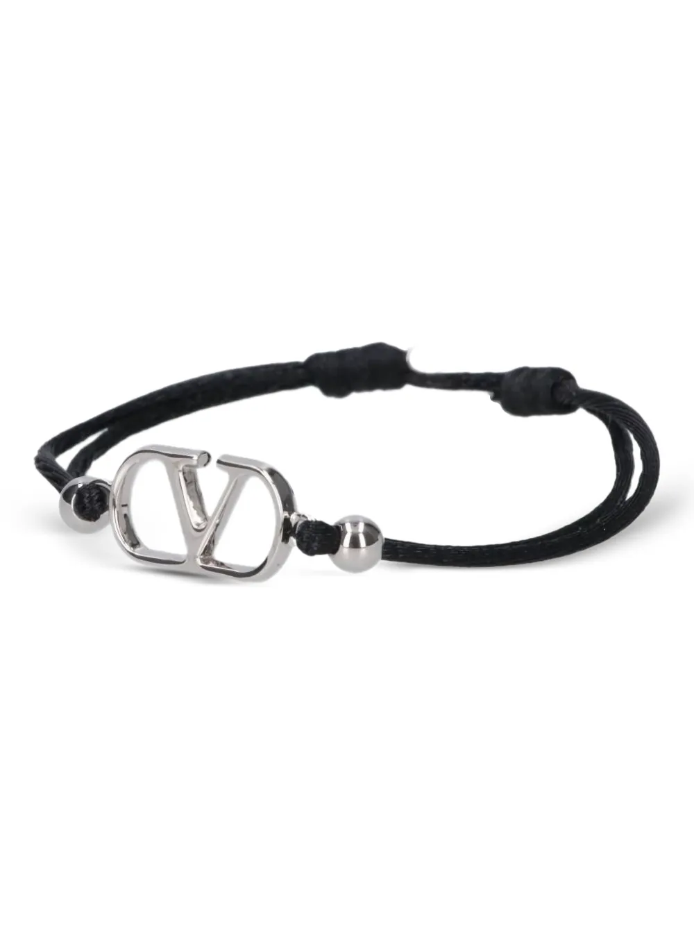 Valentino Vlogo-detail Bracelet In Black