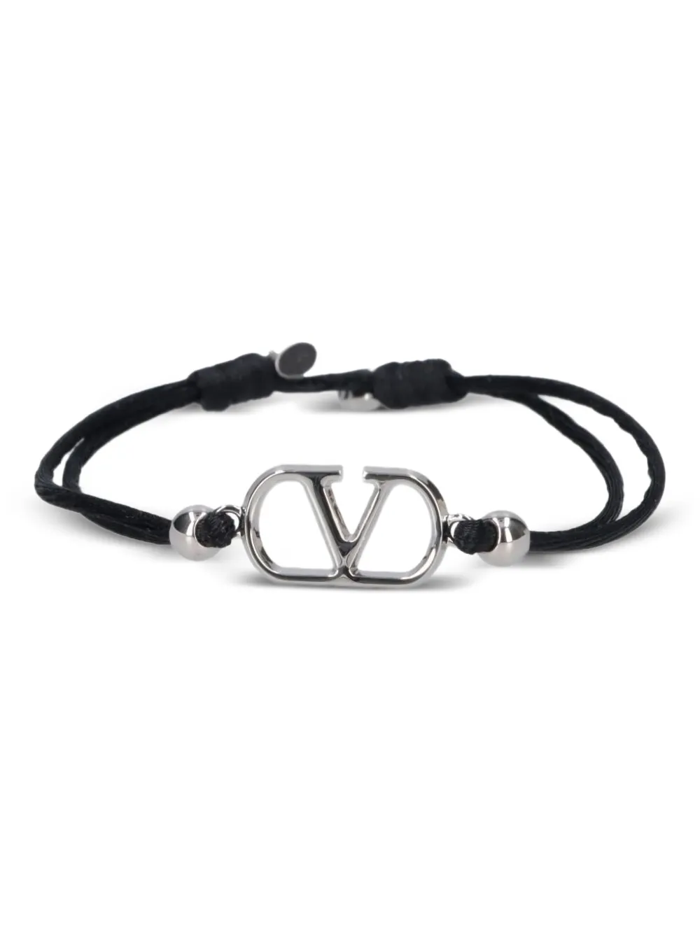 Valentino Vlogo-detail Bracelet In Black