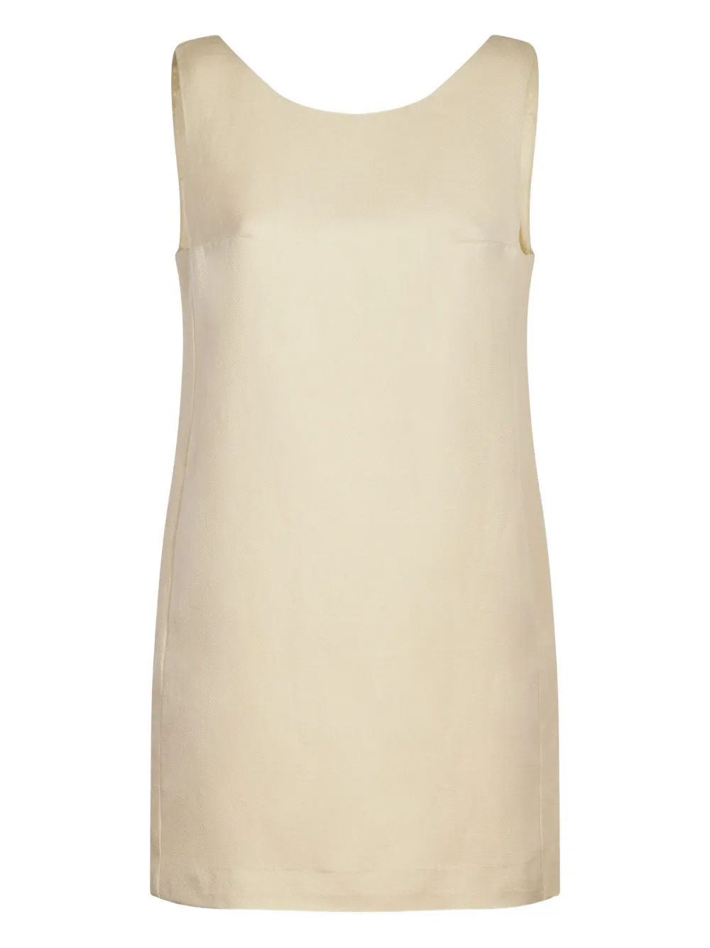 V-back sleeveless dress