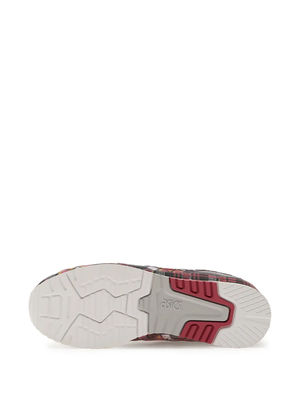 Comme Des Garçons Shirt plaid-pattern sneakers Red