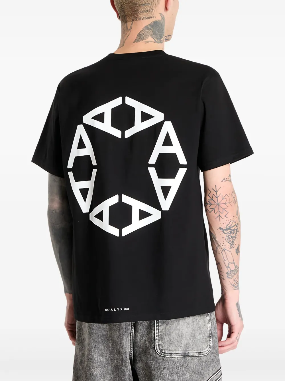 1017 ALYX 9SM Studio Circle A T-shirt Zwart