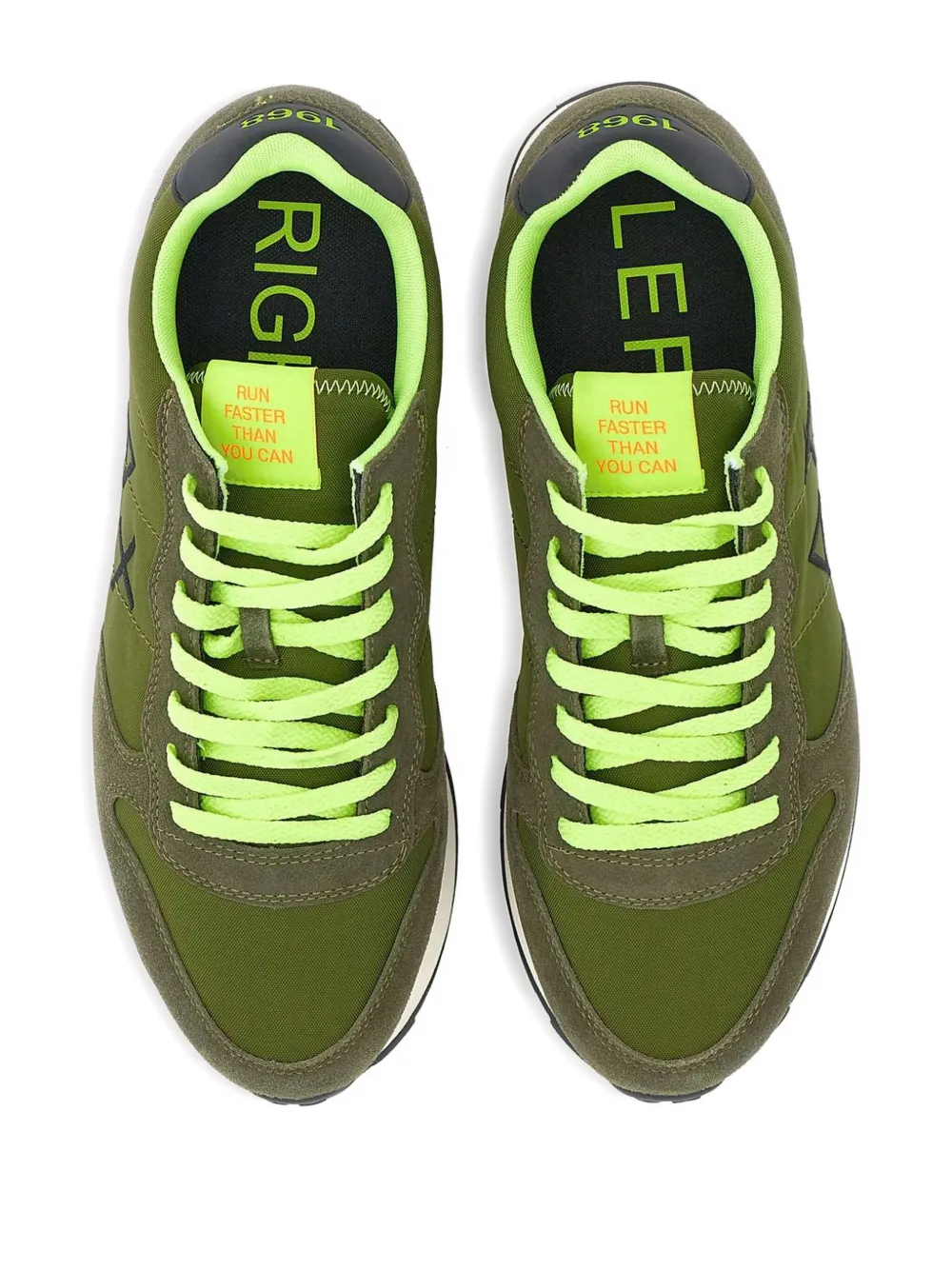 Sun68 mesh-paneled running sneakers Green