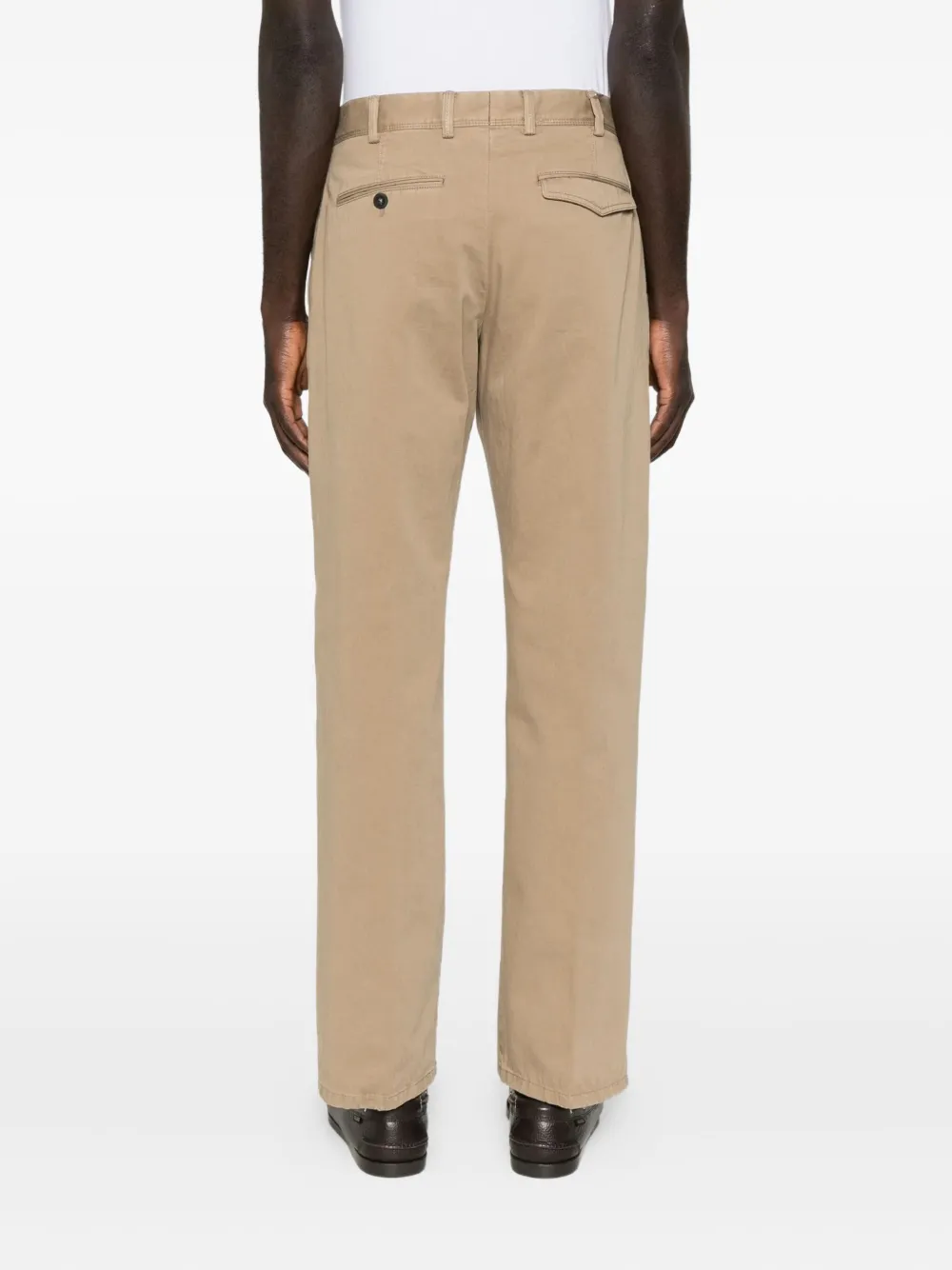 Pt Torino Tailored Trousers Featuring Functional Pockets In Brown