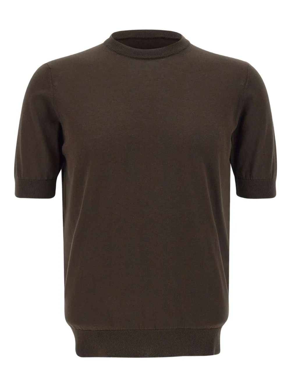 Filippo De Laurentiis モックネック Tシャツ | ブラウン | Image 1