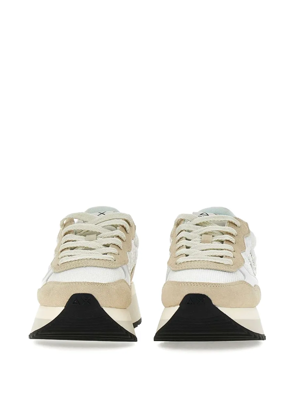 Sun68 platform lace-up sneakers Neutrals