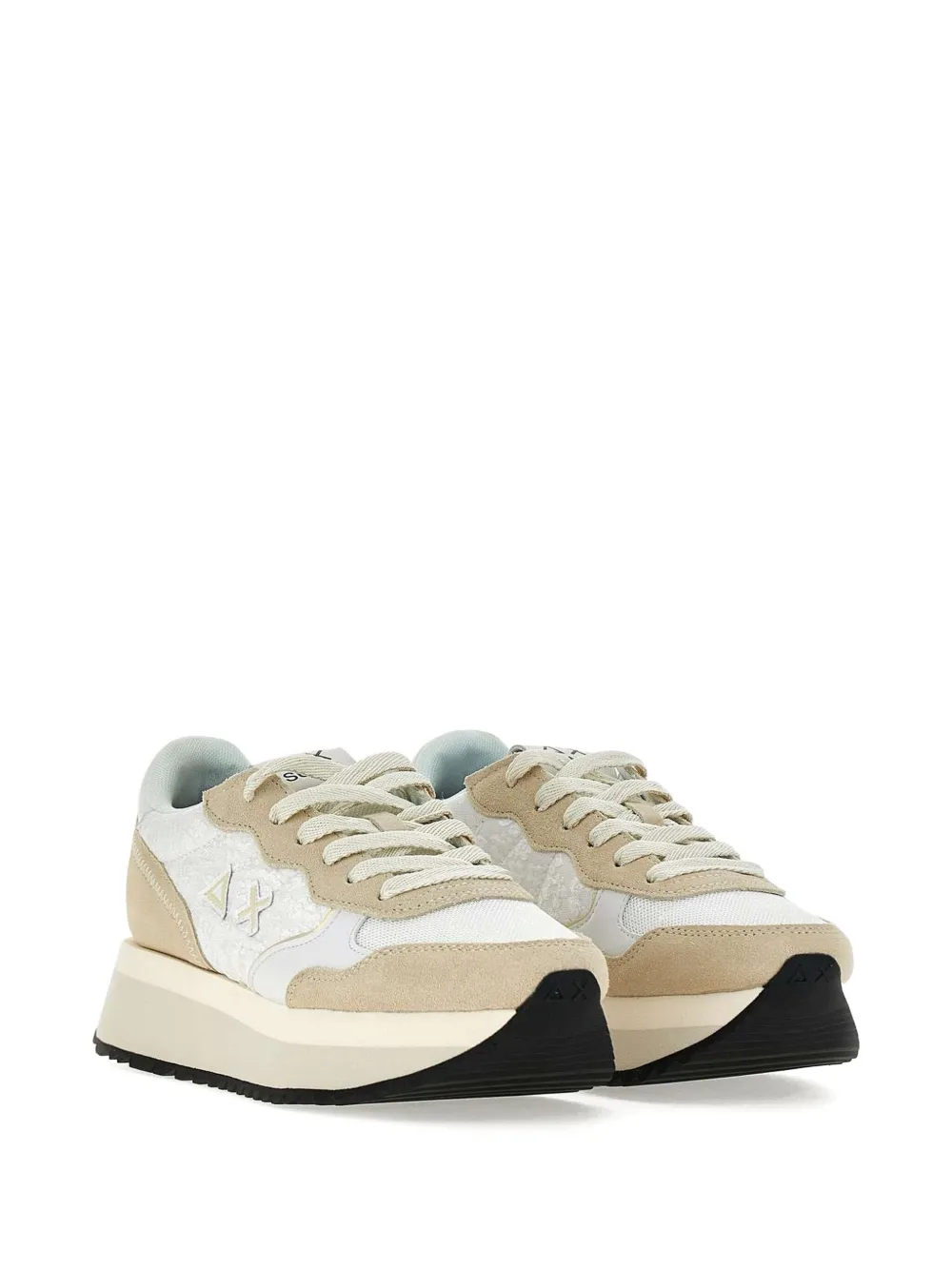Sun68 platform lace-up sneakers Neutrals