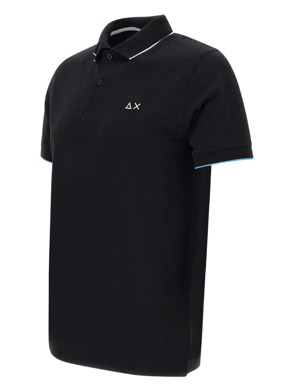 Sun68 Katoenen poloshirt Zwart
