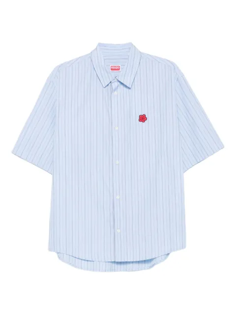 Kenzo striped embroidered shirt
