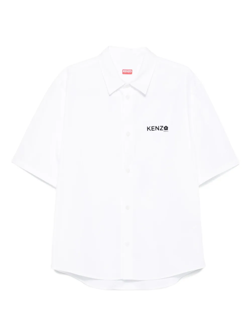 Kenzo logo-detail short-sleeve shirt Wit