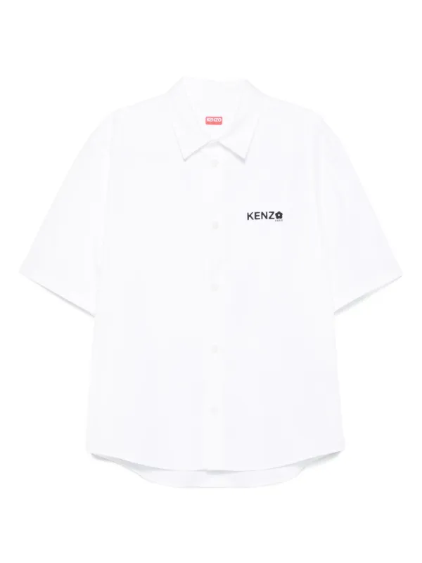 Kenzo logo-detail short-sleeve Shirt | White | FARFETCH ZA