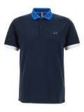 Sun68 short sleeve polo shirt - Blue