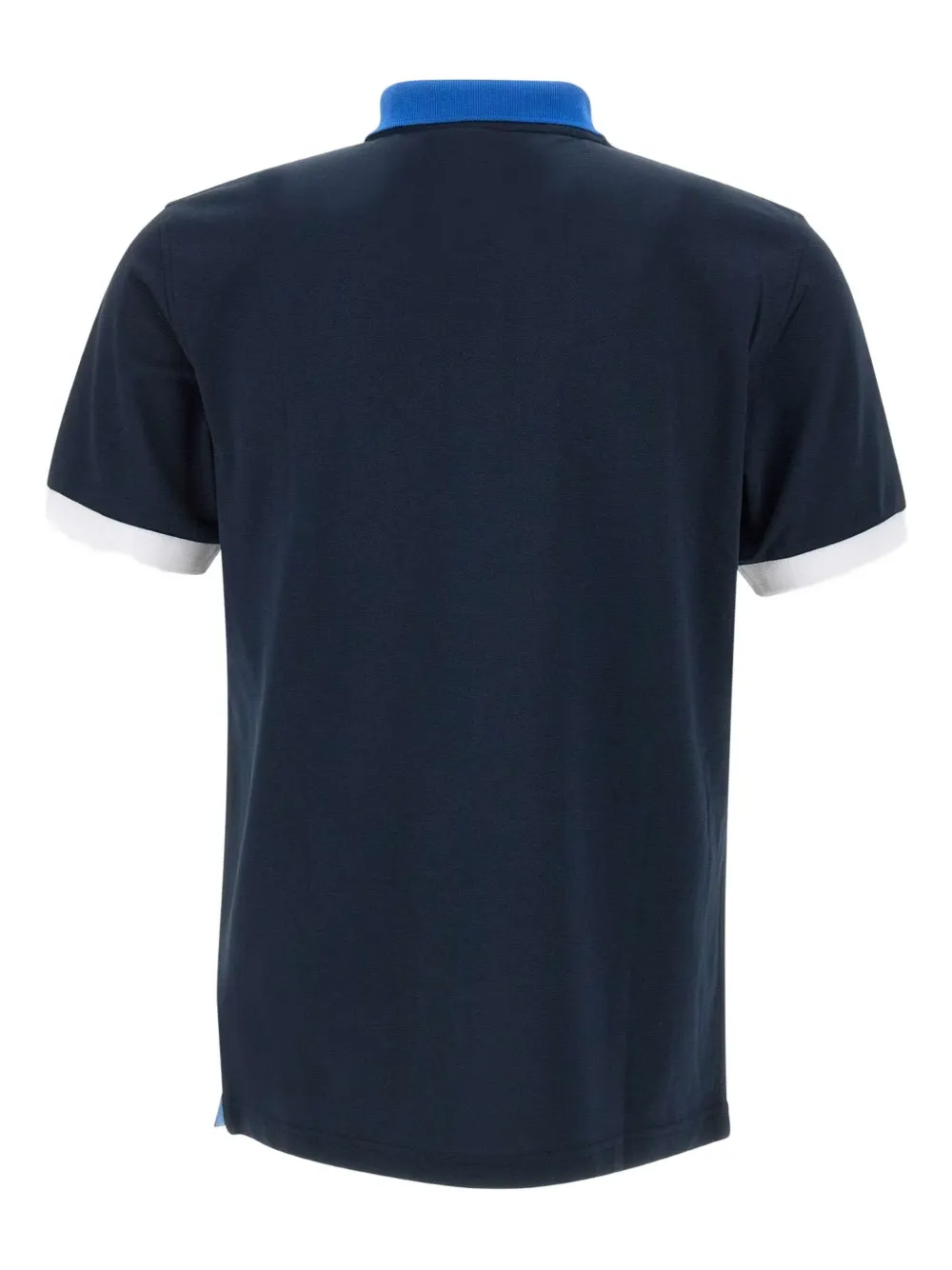 Sun68 Poloshirt van gerecycled polyester - Blauw