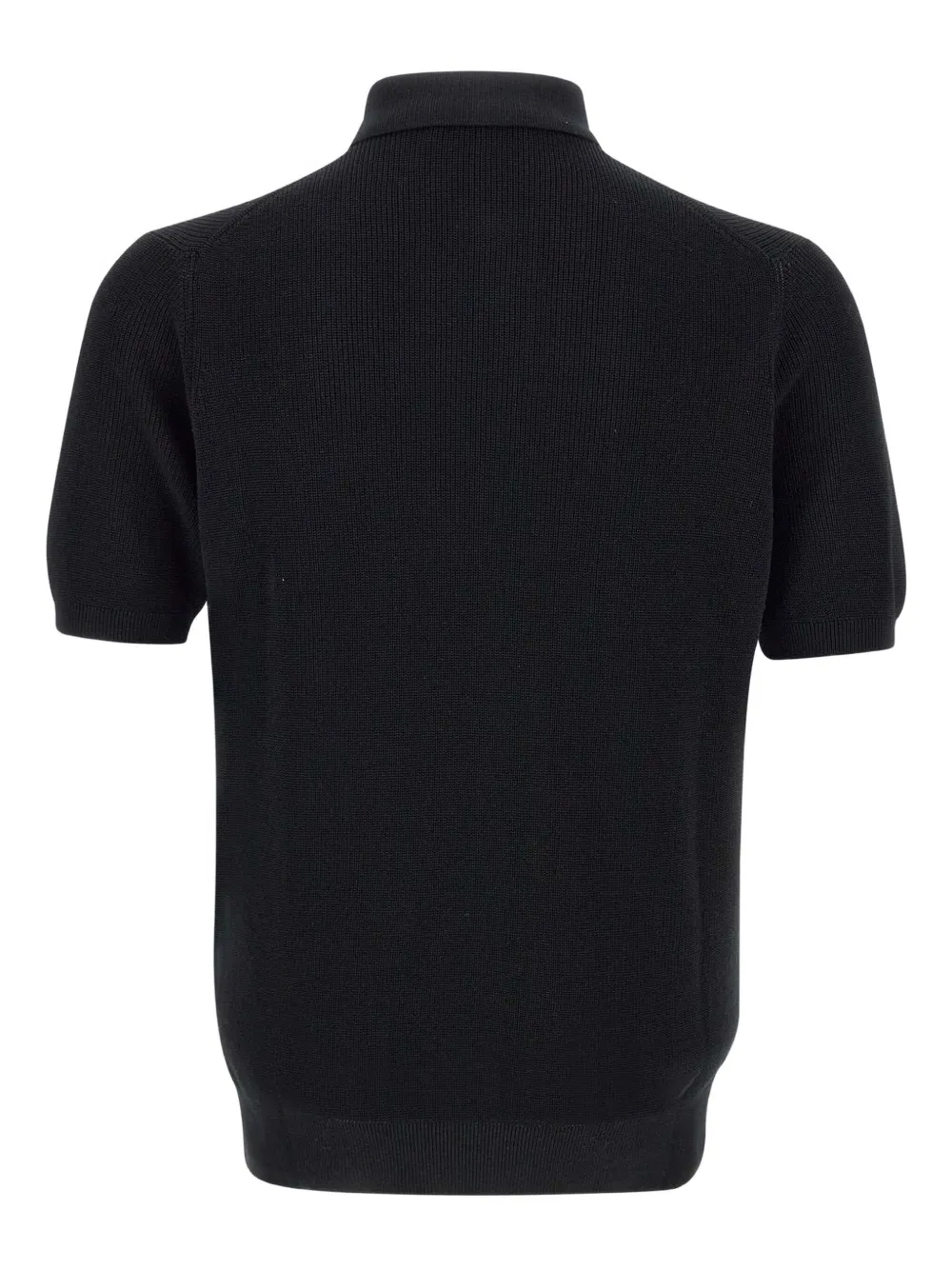 Filippo De Laurentiis Katoenen poloshirt - Zwart