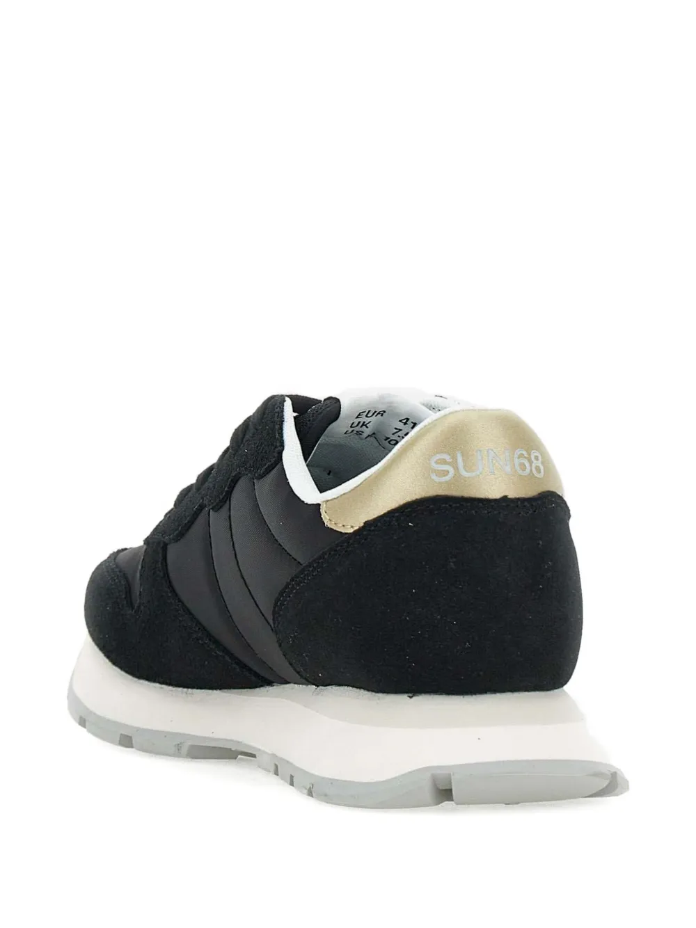 Sun68 suede panelled running sneakers Black