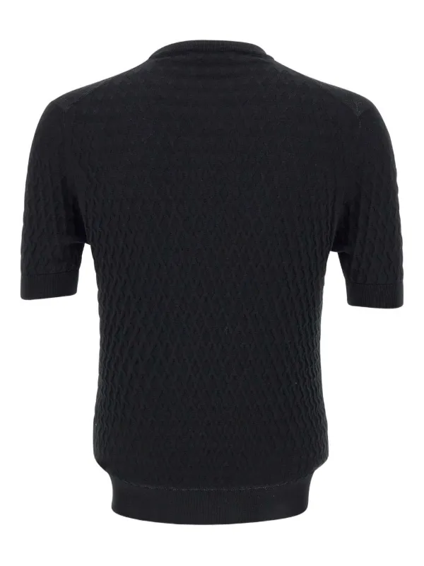 Filippo De Laurentiis Cotton Crepe T-shirt | Black | FARFETCH RO
