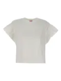 Sun68 ruffled T-shirt - White