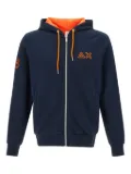 Sun68 zip-up hooded - Blue