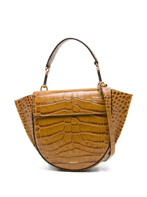 Wandler mini Hortensia embossed cross-body bag