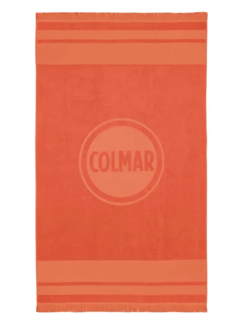 Colmar Terry logo-jacquard fringed beach towel