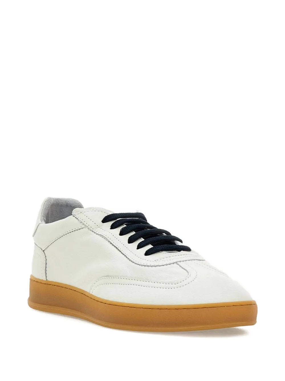 SOLDINI80 leather low-top sneakers Neutrals