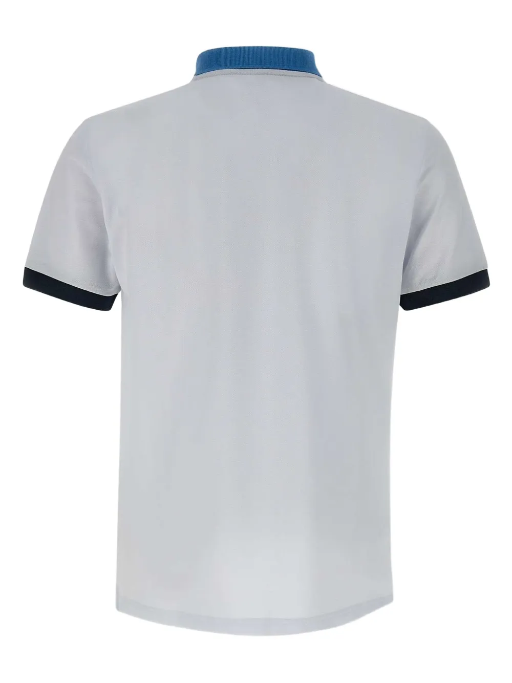 Sun68 Poloshirt met contrasterende kraag - Wit