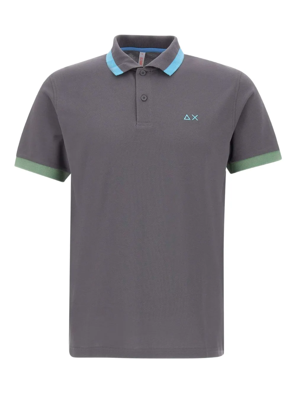 Sun68 playera tipo polo de tejido jersey | negro | Image 1