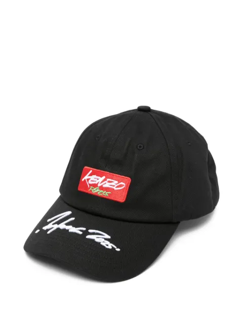 Kenzo logo-patch baseball cap