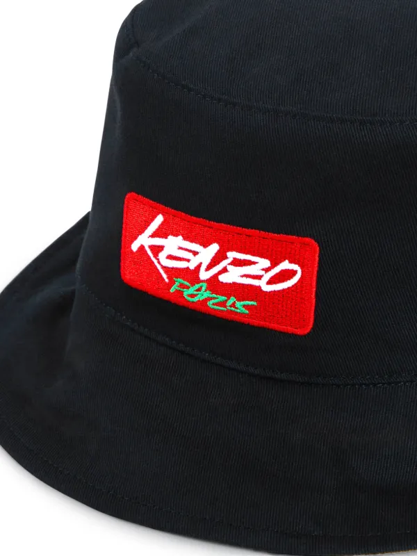KENZO バケットハット ブラック　M Kenzo バケットハット | ブラック | FARFETCH JP