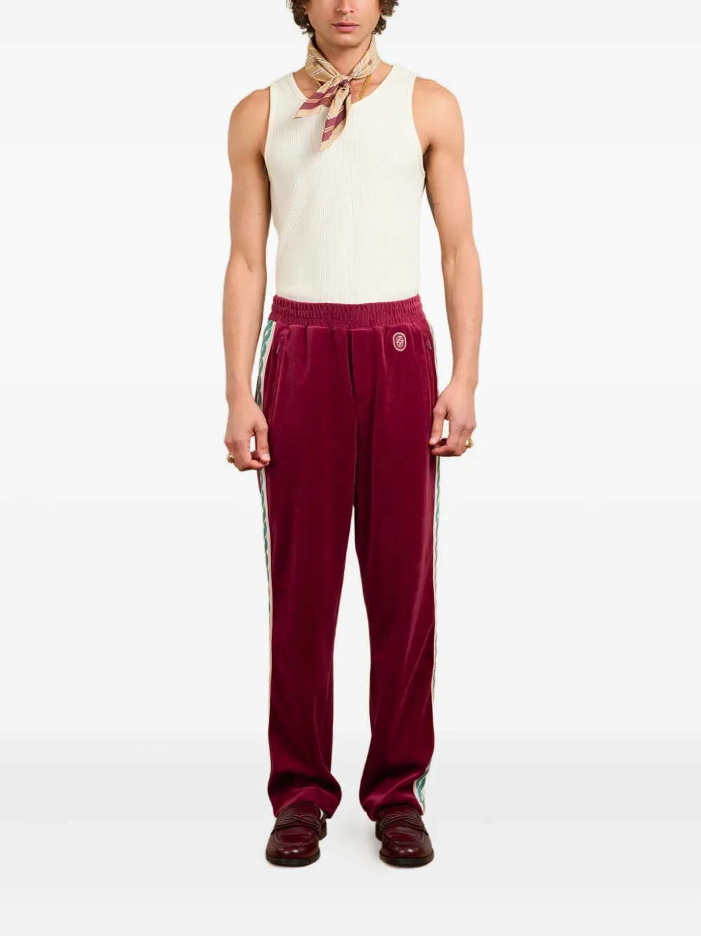 Drôle De Monsieur Pet met borduurwerk Beige