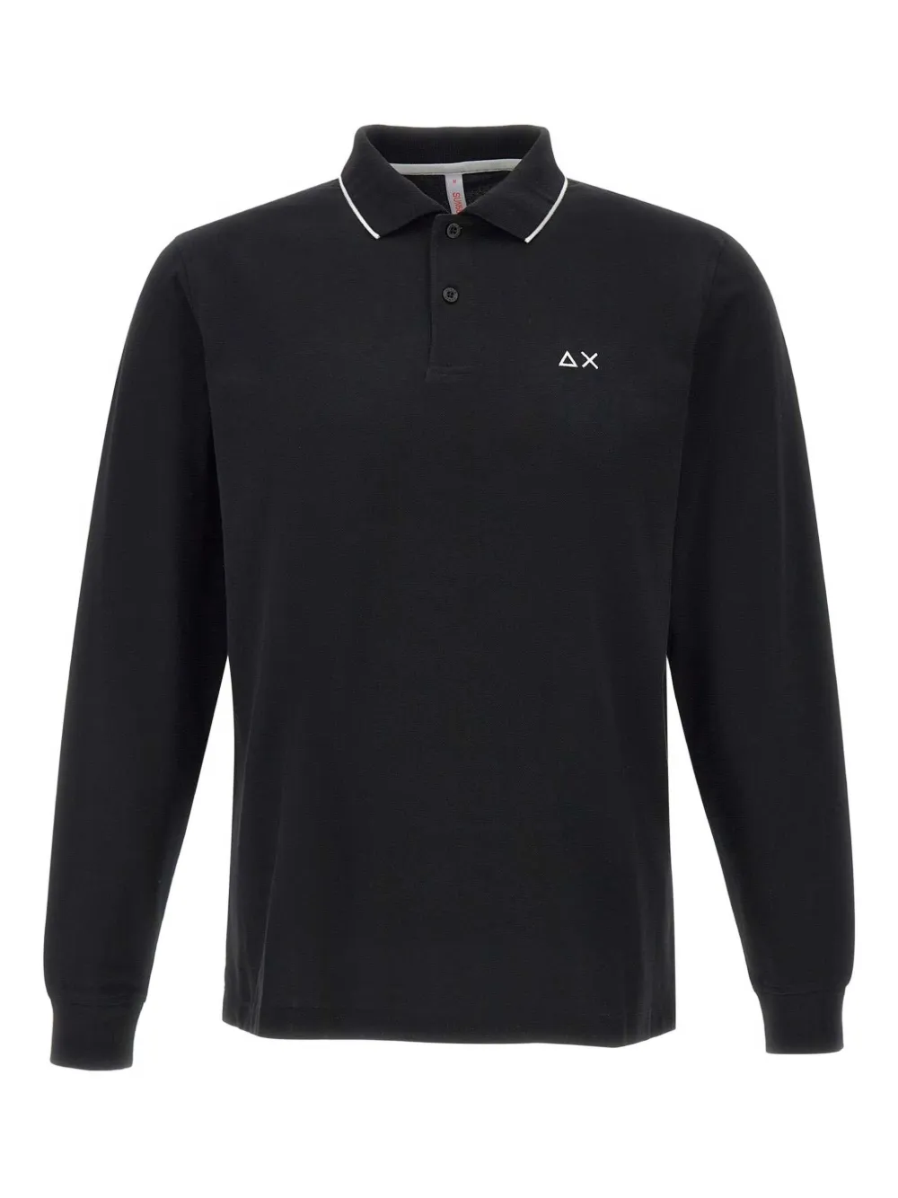 Sun68 Langärmeliges Poloshirt | Schwarz | Image 1