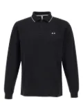 Sun68 long-sleeve polo shirt - Black