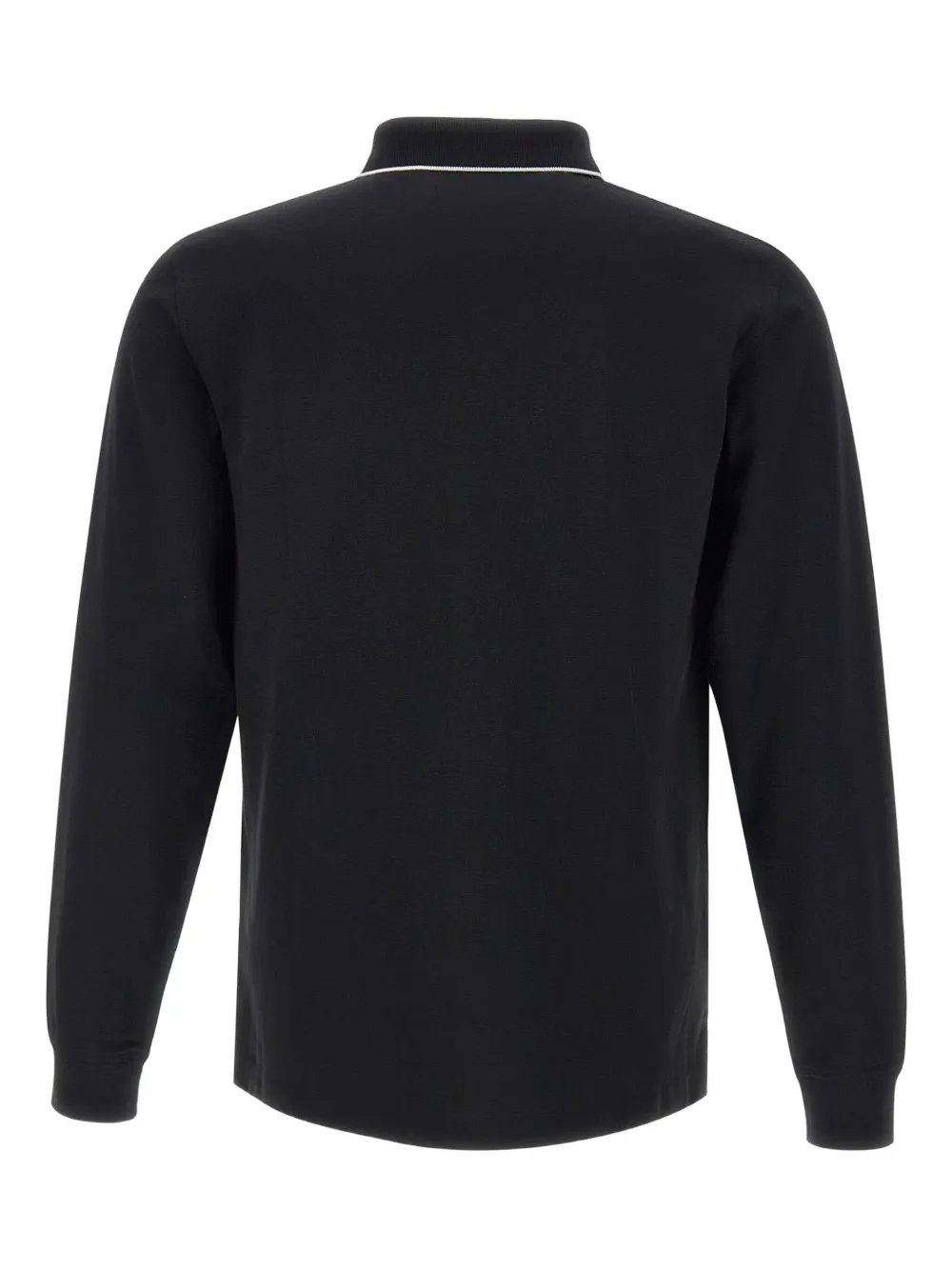 Sun68 Poloshirt met lange mouwen - Zwart