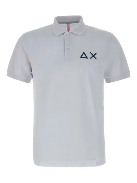 Sun68 logo-embroidered polo shirt