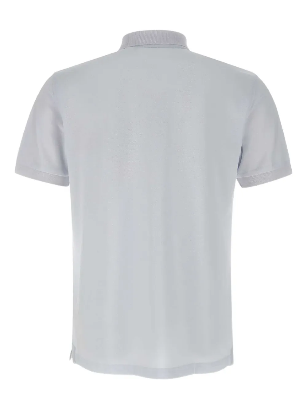 Sun68 Poloshirt met geborduurd logo - Wit