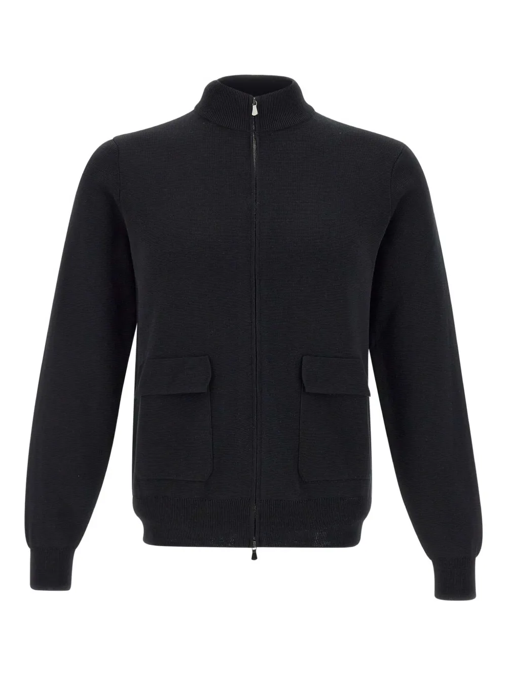 Filippo De Laurentiis zip-up cardigan | Black | Image 1