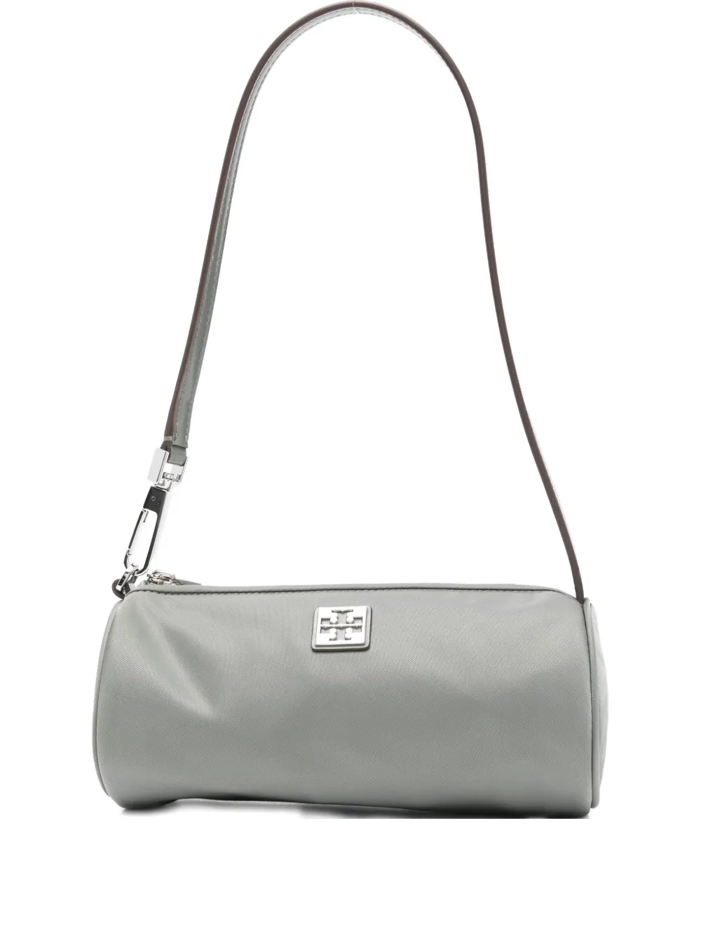 Tory Burch Virginia Cylinder Shoulder Bag In Gray