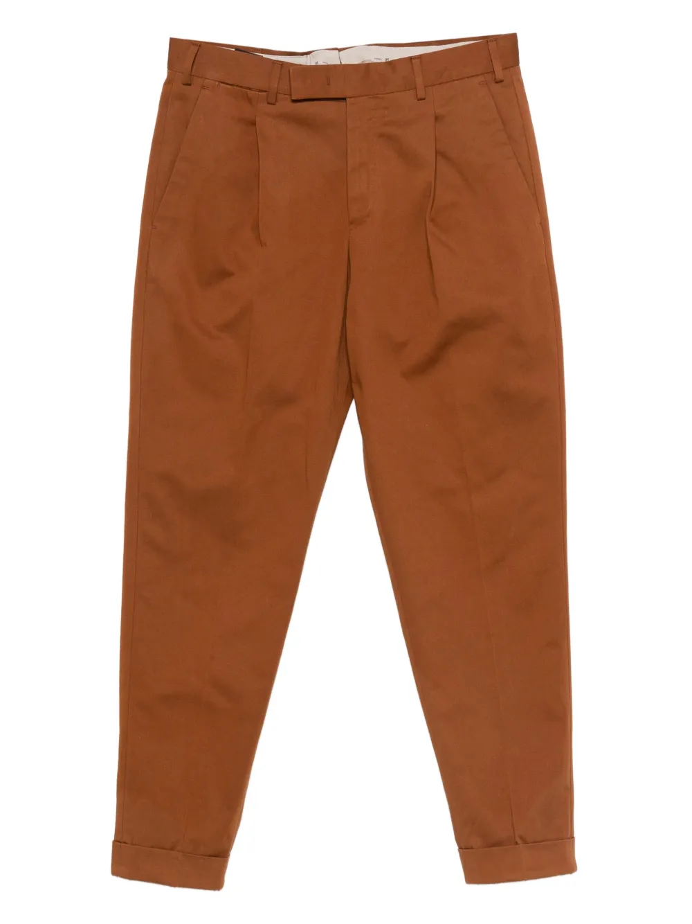 PT Torino pleated trousers | Brown | Image 1
