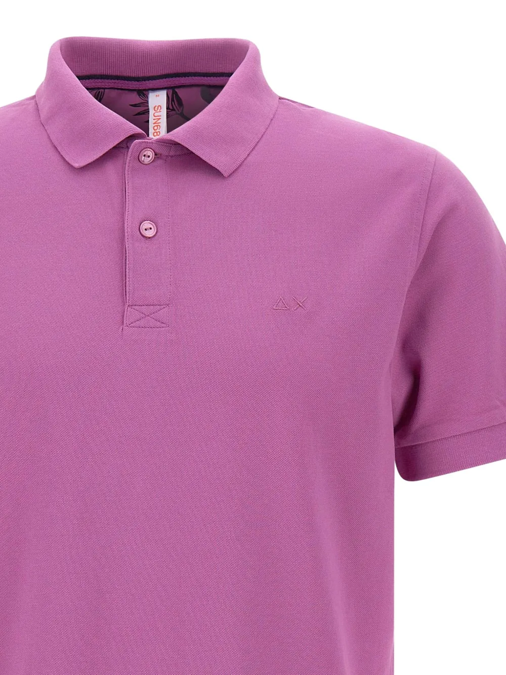 Sun68 Piqué poloshirt Roze