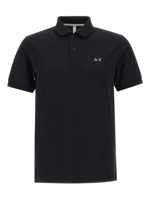 Sun68 logo-embroidered polo shirt