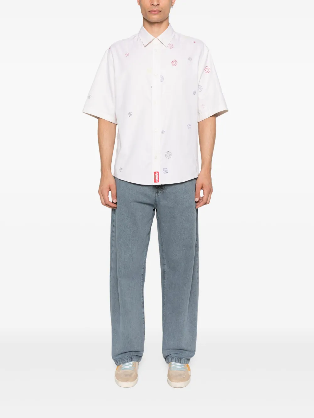 Kenzo x Futura 2000 embroidered short-sleeve shirt | Image 2