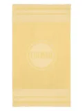 Colmar logo-jacquard fringed towel - Neutrals