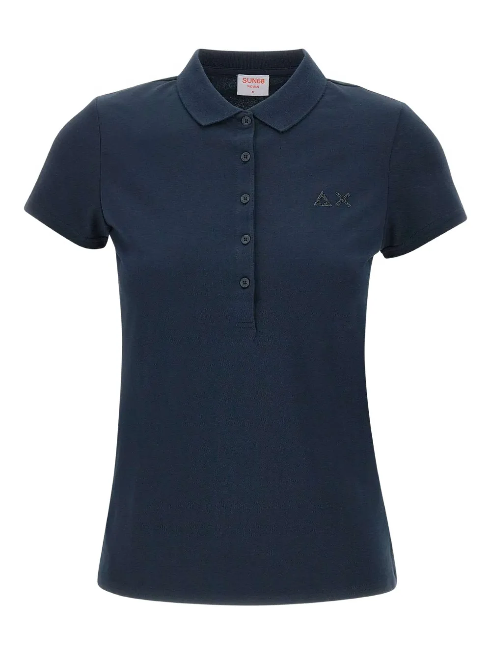 Sun68 playera tipo polo de piqué | azul | Image 1
