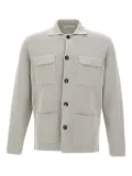 Filippo De Laurentiis button-up cotton jacket - Neutrals