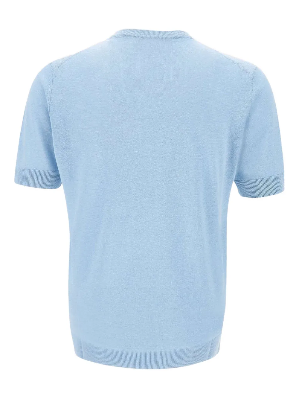 Filippo De Laurentiis T-shirt van zijdemix Blauw