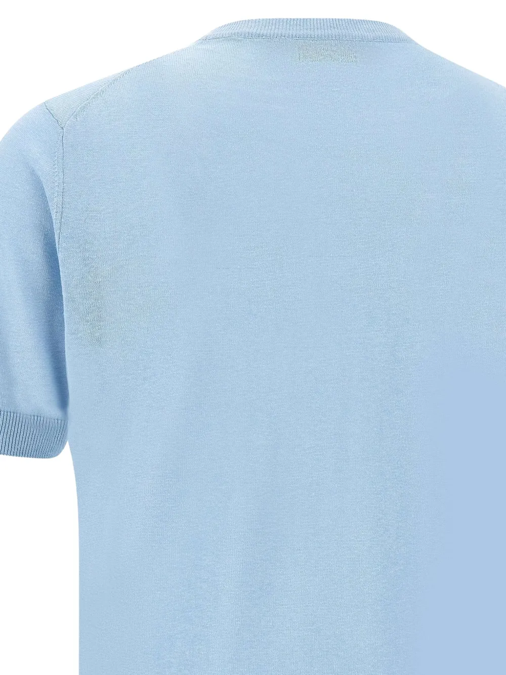 Filippo De Laurentiis T-shirt van zijdemix Blauw