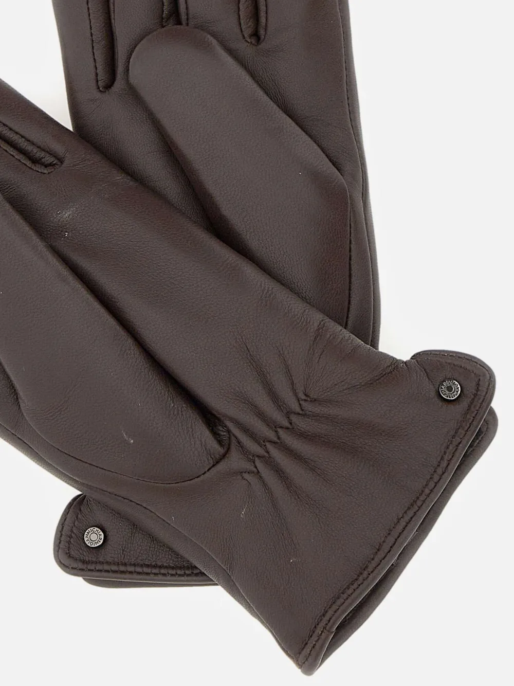 GIANNI CHIARINI leather gloves Bruin
