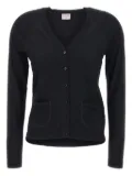 Sun68 button-front long-sleeve cardigan - Black