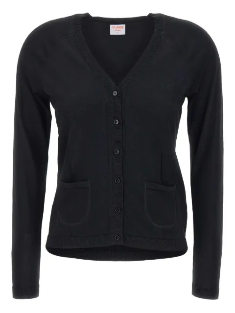 Sun68 button-front long-sleeve cardigan